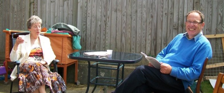 Sunny weather brings out the smiles.