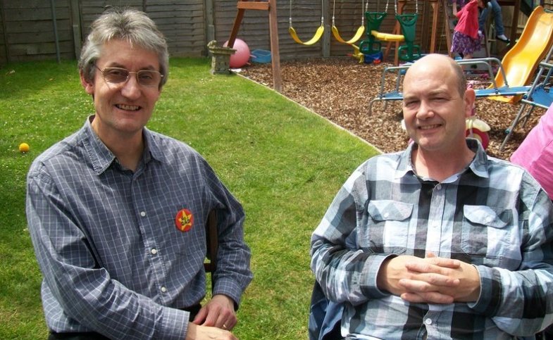 Alan Young and Dave Chamberlin.